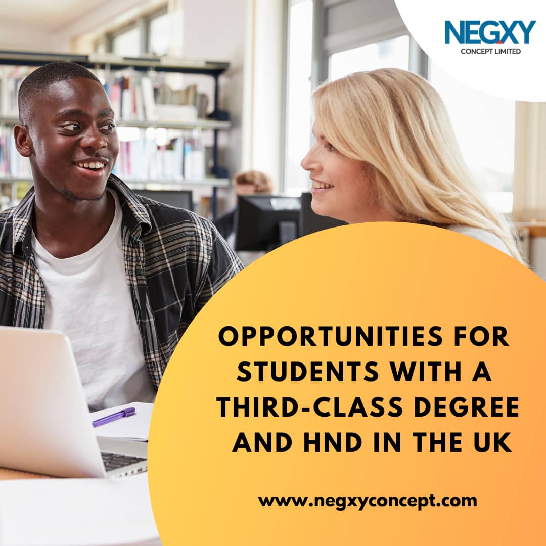 Students with a third-class degree and HND in the UK